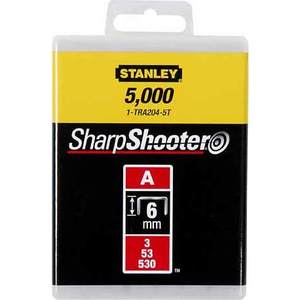 Скобы для степлера Stanley 10мм тип "А" 1000шт (1-TRA206T)
