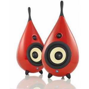 Полочная акустическая система PodSpeakers The Drop, red