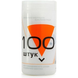 Чистящие средство Konoos KBF-100 Салфетки для ЖК-экранов в банке, 100 шт.