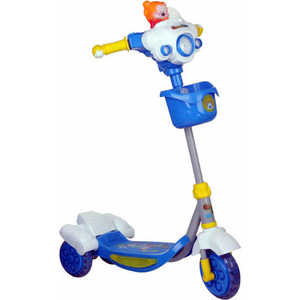 Самокат 3-х колесный Leader Kids с мишкой (голубой) XG5201P