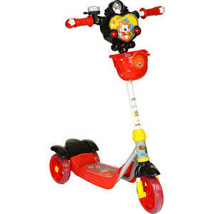 Самокат 3-х колесный Leader Kids с мишкой (красный/черный) XG5102T-002