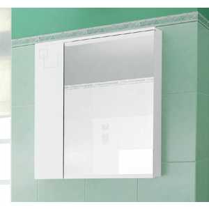 Зеркальный шкаф Меркана аккорд 55 см белое (20159)