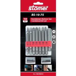 Набор бит Stomer х75мм (BS-10-75)