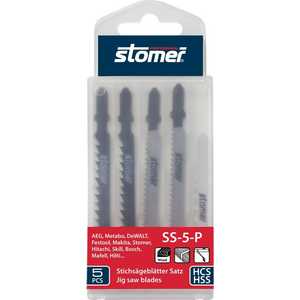Набор пилок для лобзика Stomer 5шт (SS-5-P)
