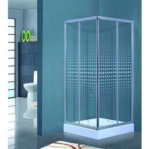 Душевой уголок Timo VIVA Lux TL-8002 Romb Glass 80х80х200 см