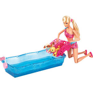 Barbie Набор 8404X Весенний аттракцион-плавающие щенки