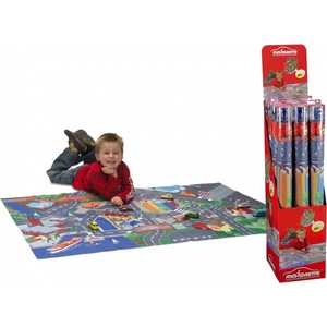 Majorette Игровой коврик + 1авто + дорожные знаки 100х140 см 3315981