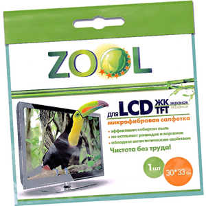 Чистящие средство Zool ZL 903 Микрофибровая салфетка для ухода за LCD, TFT и ЖК-экранами