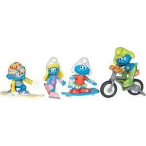 Jakks Набор из 4-х фигурок Смурфиков с аксессуарами 5,7 см 61275(56770,61277,61279,61280)