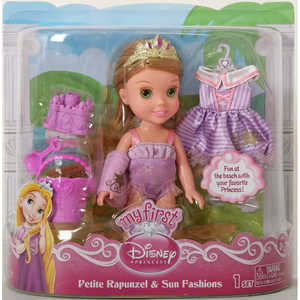 Jakks Набор с мини - куклой "Малышки Принцессы Disney на отдыхе" (кукла - 15 см) Рапунцель rapunzel/ast75496