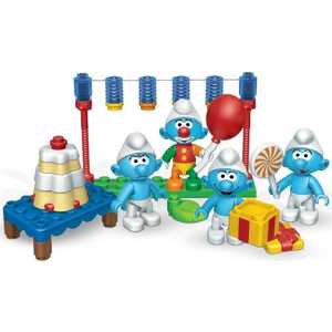 Набор Mega Bloks средний Из жизни Смурфиков 10766(10768,10767)