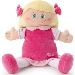 Trudi Мягкая кукла в малиновом платье, 24см 64420