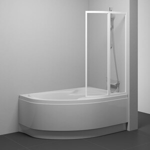 Шторка на ванну Ravak Vsk2 Rosa 160 R, 160х150 см, правая (76P90100Z1)