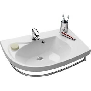 Раковина мебельная Ravak rosa comfort p белая с отверстиями (XJ8P1100000)