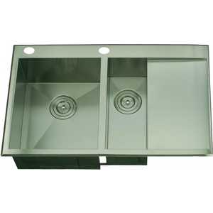 Мойка кухонная ZorG inox 780x510 (x-5178-2-l)