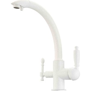 Смеситель для кухни ZorG GraniT Clean water (ZR 314 YF-33 белый)