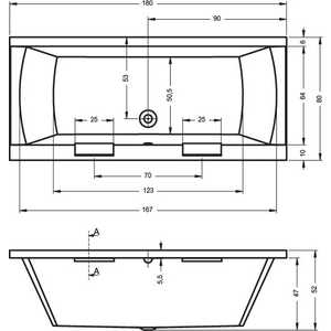 Акриловая ванна Riho Modena 180x80x49 от ТЕХПОРТ Акриловая ванна Riho Modena 180x80x49 от ТЕХПОРТ
