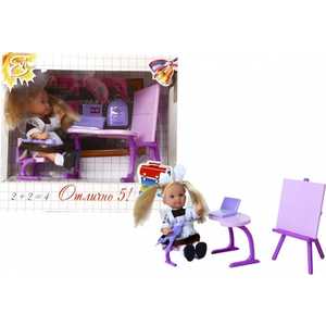 Кукла Simba Evi Love Еви-школьница + парта + аксессуарами, 2 вида 5739124*