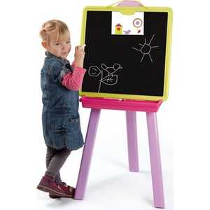 Мольберт Smoby 48х42х102см двухсторонний (розовый) 28050