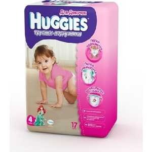 Трусики-подгузники Huggies 9-14кг 17шт для девочек 5029053543970
