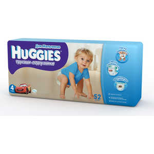 Трусики-подгузники Huggies Mega 9-14кг 52шт для мальчиков 5029053543390