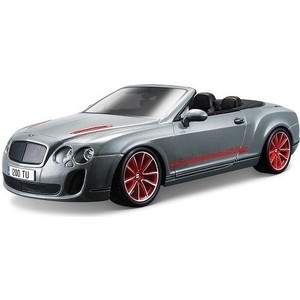Bburago Машина 1:18 Bentley Continental Supersports Convrtible ISR (сборка) 18-15057