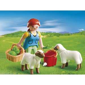 Playmobil Новые фигурки: Девушка с овцами 4765pm