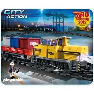 Playmobil Порт: Грузовой поезд с контейнерами 5258pm