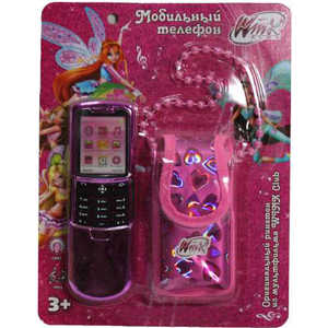 Winx Мобильный телефон-слайдер, со звуком Т55634
