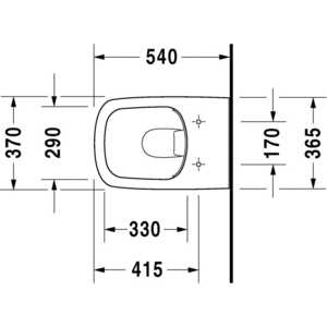 Унитаз Duravit Durastyle подвесной (25380900001)
