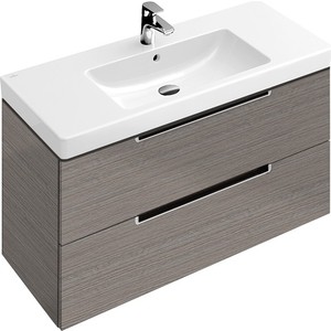 Комплект мебели Villeroy Boch Subway 2.0 база eiche graphit раковина белый альпин (A696 00FQ 7175 8001)
