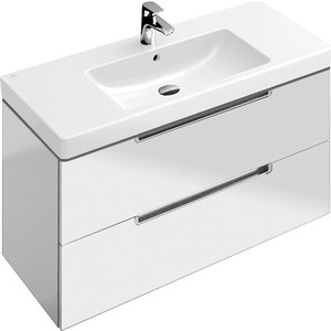 Тумба под раковину Villeroy Boch Subway 2.0 подвесная с 2ящ 78.7x44.9x52 корпус-бел/бл ville (A696 00DH)