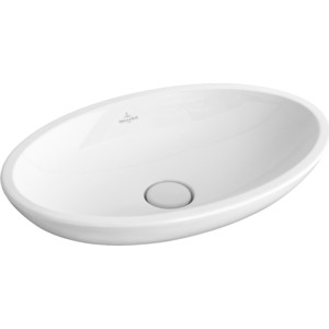 Раковина мебельная Villeroy Boch Loop and friends 58,5х38 бел альпин с кер крыш слива крепления (51510001)