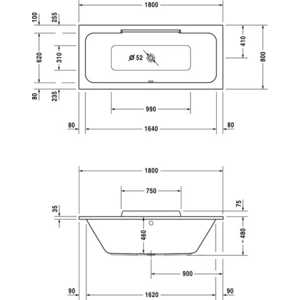 Акриловая ванна Duravit Durastyle 180x80 см белая (700298000000000) от ТЕХПОРТ Акриловая ванна Duravit Durastyle 180x80 см белая (700298000000000) от ТЕХПОРТ
