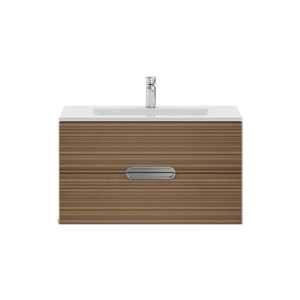 Тумба под раковину Am.Pm Spirit 80 подвесная ящики латте текстурированный (M70FUX0802LF)