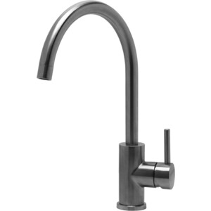 Смеситель для кухни Lemark Эксперт с поворотным изливом сталь (LM5078S)