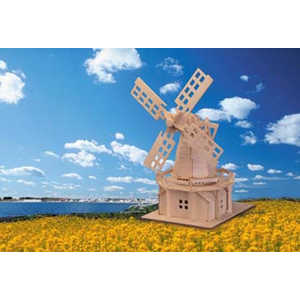Wooden Toys Модель деревянная сборная "Ветреная мельница" P056