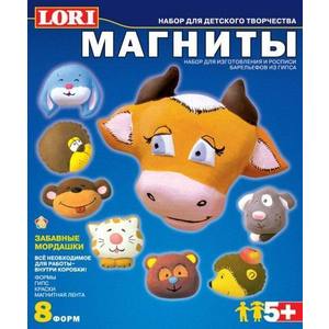 Фигурки Lori на магнитах из гипса (с краской) "Забавные мордашки" М-003