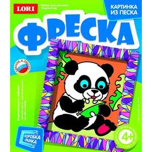 Фреска Lori Картина из песка "Крошка панда" Кп-004