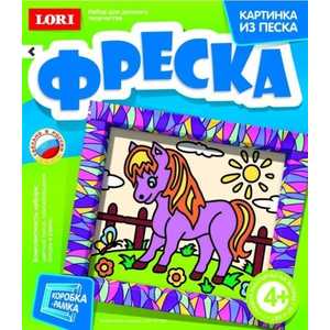 Фреска Lori Картина из песка "Любопытная лошадка" Кп-005