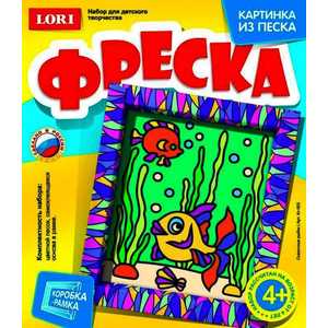 Фреска Lori Картина из песка "Сказочные рыбки" Кп-003