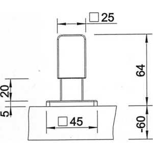 Ручка Blanco управления клапаном-автоматом levos (221940)