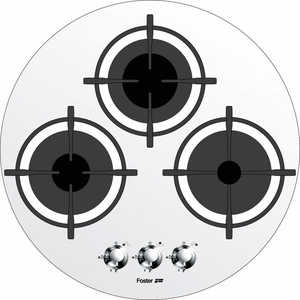 Газовая варочная панель Foster 7052 142 Rondo Kristal WH