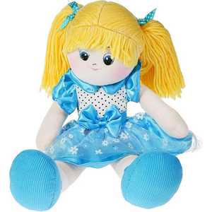 Gulliver Кукла Голубичка с двумя хвостиками 50 см 30-BAC7016