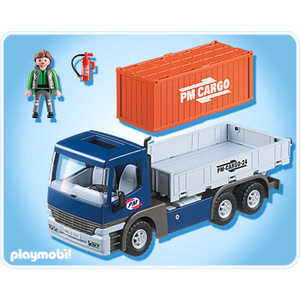 Playmobil Порт: Грузовой автомобиль с контейнером 5255pm