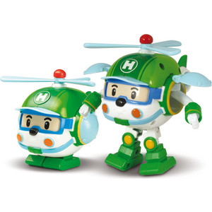 Машинка Silverlit трансформер Robocar Poli Хэли 10 см 83169