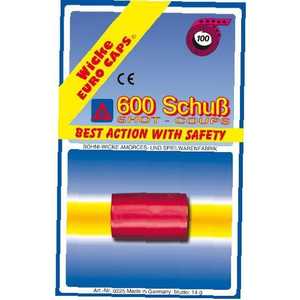 Пистоны Sohni Wicke 100-зарядные, 600 штук 0225S