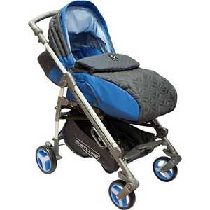 Коляска трость Babylux "Carita" (синий) четырехколесная 205S