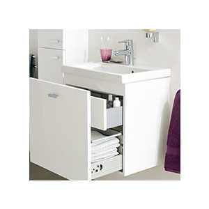 Тумба Ideal Standard Connect Spase для умывальника 59 см полка справа глянцевый серый 590x375x513 (C6743KR)