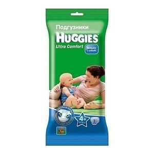 Подгузники Huggies "Ультра Комфорт" 8-14кг Мини для девочек 3/20